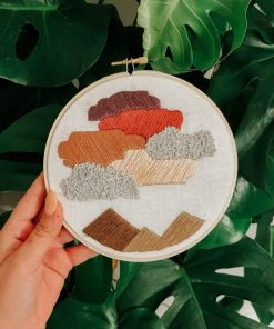 Lone Fox "Cotton Candy Skies" Embroidery Kit