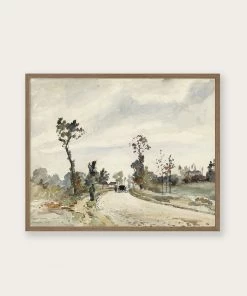 Lone Fox "Route De Saint-Germain" Art Print New