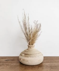 Lone Fox Best Sellers Rhea Wood Vase