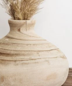 Lone Fox Best Sellers Rhea Wood Vase