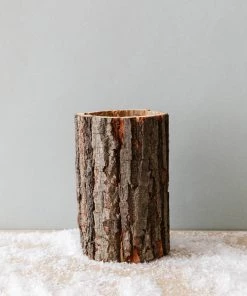Lone Fox New Reclaimed Bark Planter