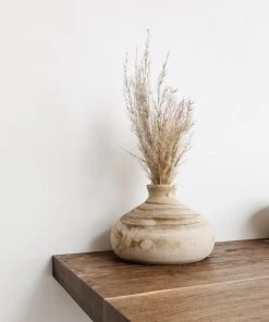 Lone Fox Best Sellers Rhea Wood Vase