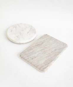 Creative Co Op New French Reversible Marble Cheese Board