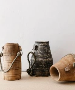 Creative Co Op New Vintage Wooden Milk Jug