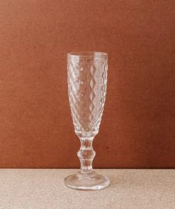 Lone Fox New Hatched Glass Champagne Flute 12 Lone Fox New Hatched Glass Champagne Flute