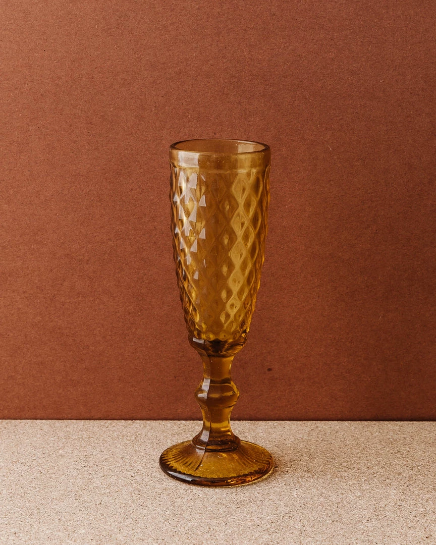 Lone Fox New Hatched Glass Champagne Flute 8 Lone Fox New Hatched Glass Champagne Flute