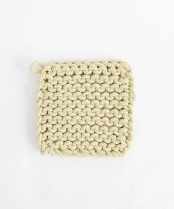 Creative Co Op New Crocheted Pot Holder- Pastel