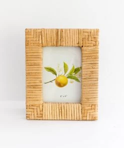 Lone Fox Tenzin Rattan Photo Frame