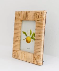 Lone Fox Tenzin Rattan Photo Frame