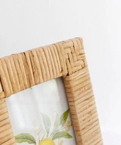 Lone Fox Tenzin Rattan Photo Frame