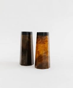 Creative Co Op Horn Salt & Pepper Shakers New