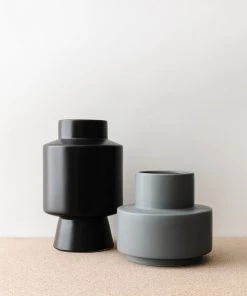 Lone Fox Totem Vases