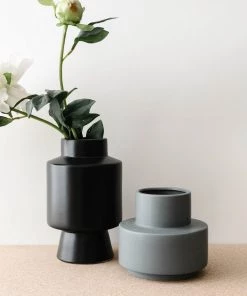 Lone Fox Totem Vases