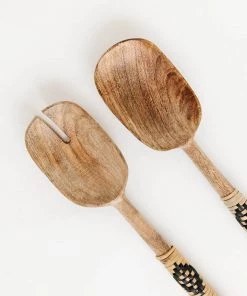 Creative Co Op Roya Salad Servers