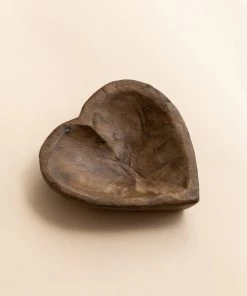 Lone Fox New Chiara Heart Wooden Bowl