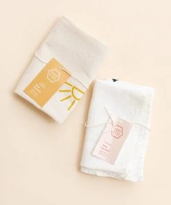 Lone Fox Sunrise Tea Towel