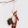 Felt So Good New Hand Felted "Finley The Fox" Ornament
