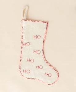 Lone Fox "Ho Ho Ho" Felt Stocking