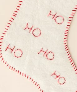 Lone Fox "Ho Ho Ho" Felt Stocking