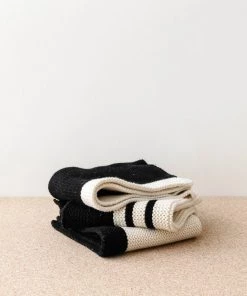 Creative Co Op New Knit Striped Dish Cloths (set Of 3)