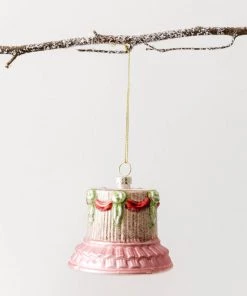 Lone Fox Hand Painted Glass Cake Ornaments New