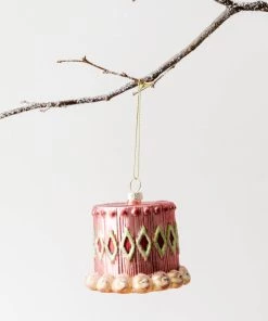 Lone Fox Hand Painted Glass Cake Ornaments New