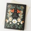 Oana Befort Christmas Rose Card