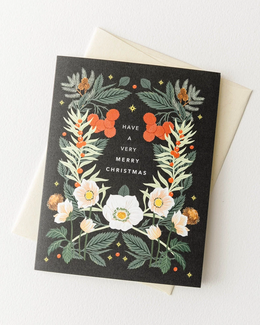 Oana Befort Christmas Rose Card 3 Oana Befort Christmas Rose Card