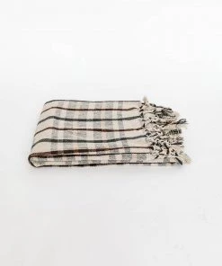 Bloomingville Clary Recycled Plaid Throw New