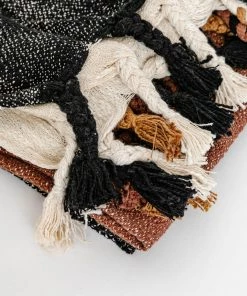 Creative Co Op Marni Striped Throw New