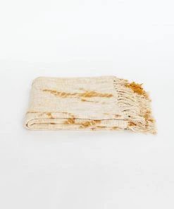 Creative Co Op Golden Tie-Dyed Throw