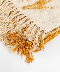 Creative Co Op Golden Tie-Dyed Throw