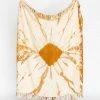 Creative Co Op Golden Tie-Dyed Throw