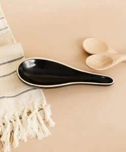 Lone Fox Matte Black Spoon Rest New