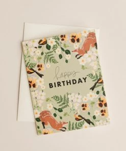 Pen + Pillar New Fox Birthday Card
