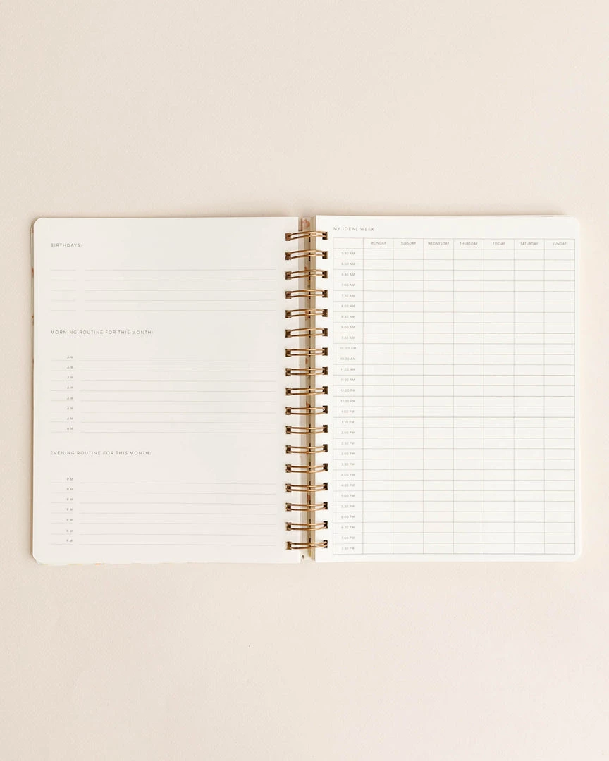 Pen + Pillar Retro Tile Undated Planner / Agenda New 7 Pen + Pillar Retro Tile Undated Planner / Agenda New