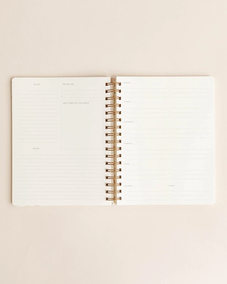 Pen + Pillar Retro Tile Undated Planner / Agenda New 8 Pen + Pillar Retro Tile Undated Planner / Agenda New