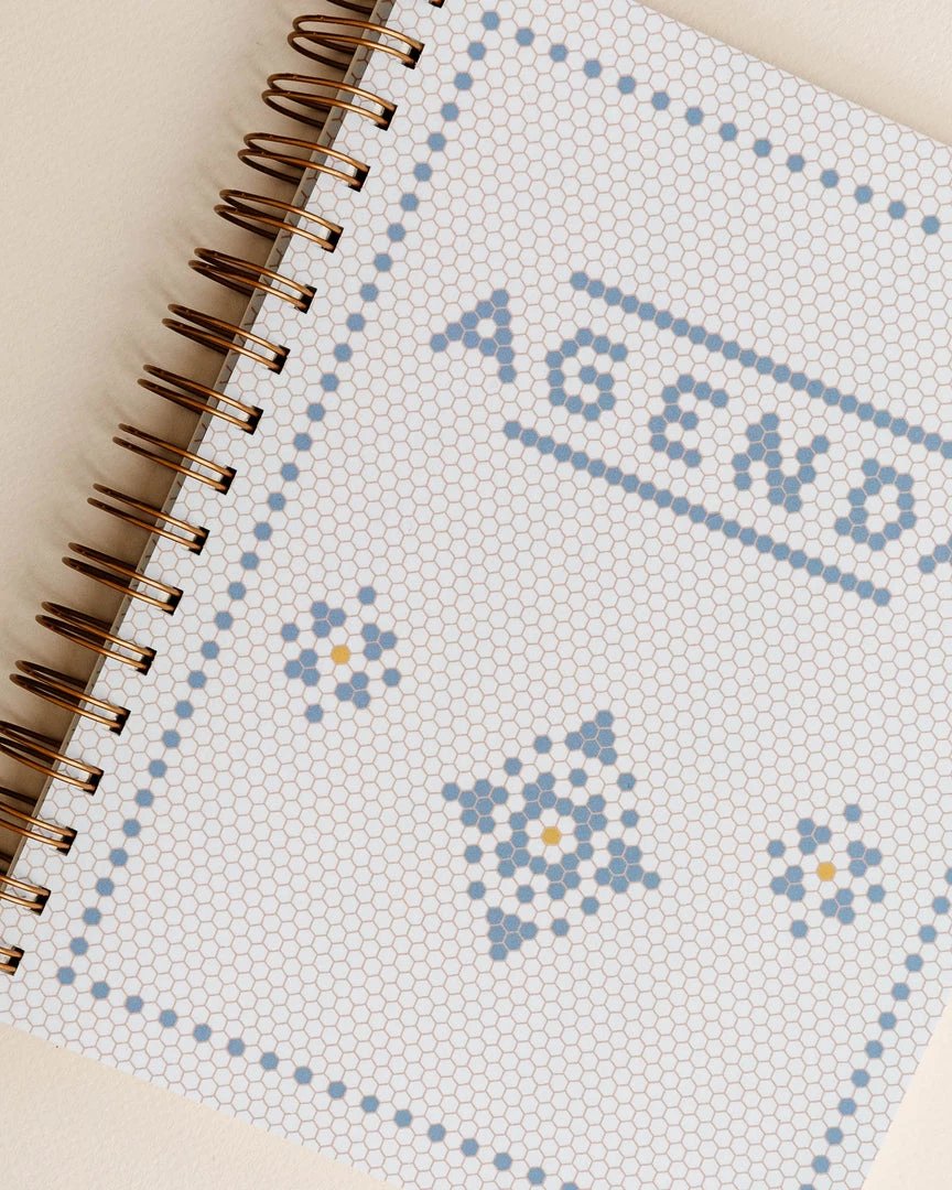 Pen + Pillar Retro Tile Undated Planner / Agenda New 4 Pen + Pillar Retro Tile Undated Planner / Agenda New