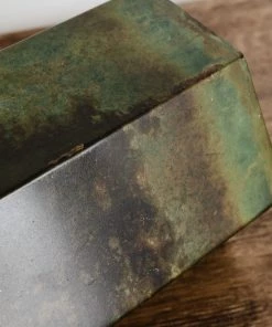 Bloomingville Brass Patina Metal Planter