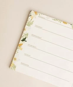 Pen + Pillar New Jasmine Weekly Notepad