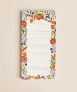 Pen + Pillar Berry Grocery List Pad New