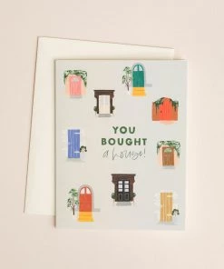 Pen + Pillar New You Bought A House Card