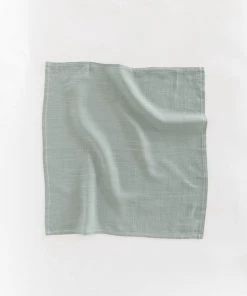 Lone Fox Washed Linen Napkins (Set Of 2) New