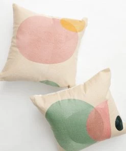 Lone Fox Clay Abstract Pillow Cover New