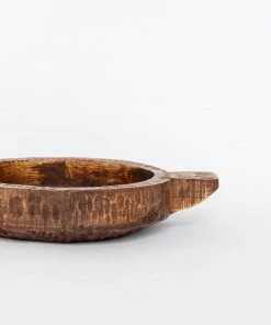 Creative Co Op Bali Mango Carved Wood Tray