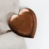 Creative Co Op New Small Heart Copper Dish