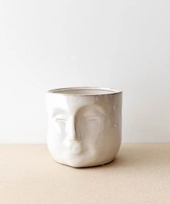 Bloomingville Rue Ceramic Profile Planter New