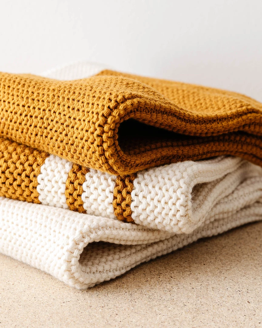 Creative Co Op New Knit Striped Dish Cloths (set Of 3) 4 Creative Co Op New Knit Striped Dish Cloths (set Of 3)