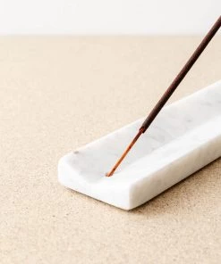 Creative Co Op Marble Incense Holder New