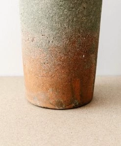 47th & Main New Tall Aged Terracotta Plant Pot